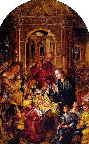 unknow artist Adoration of Shepherds